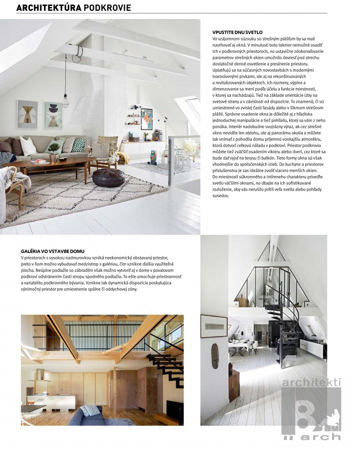 Média / Ako zobytniť nové i staré podkrovie - foto Média / Ako zobytniť nové i staré podkrovie - foto