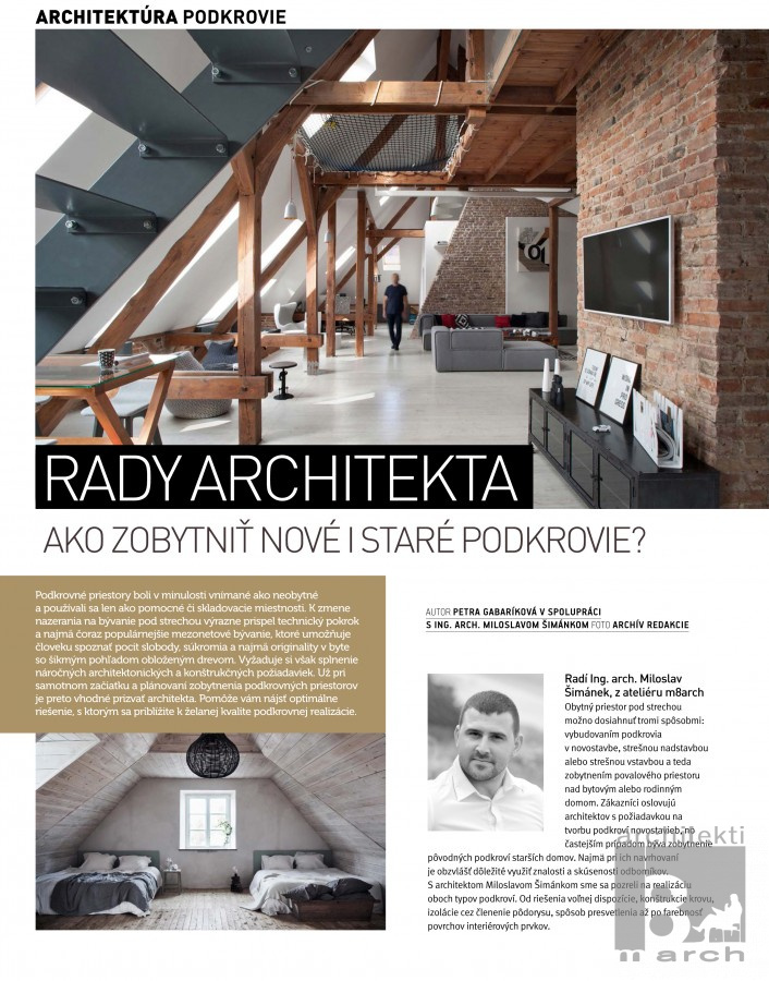 Média / Ako zobytniť nové i staré podkrovie - foto Média / Ako zobytniť nové i staré podkrovie - foto