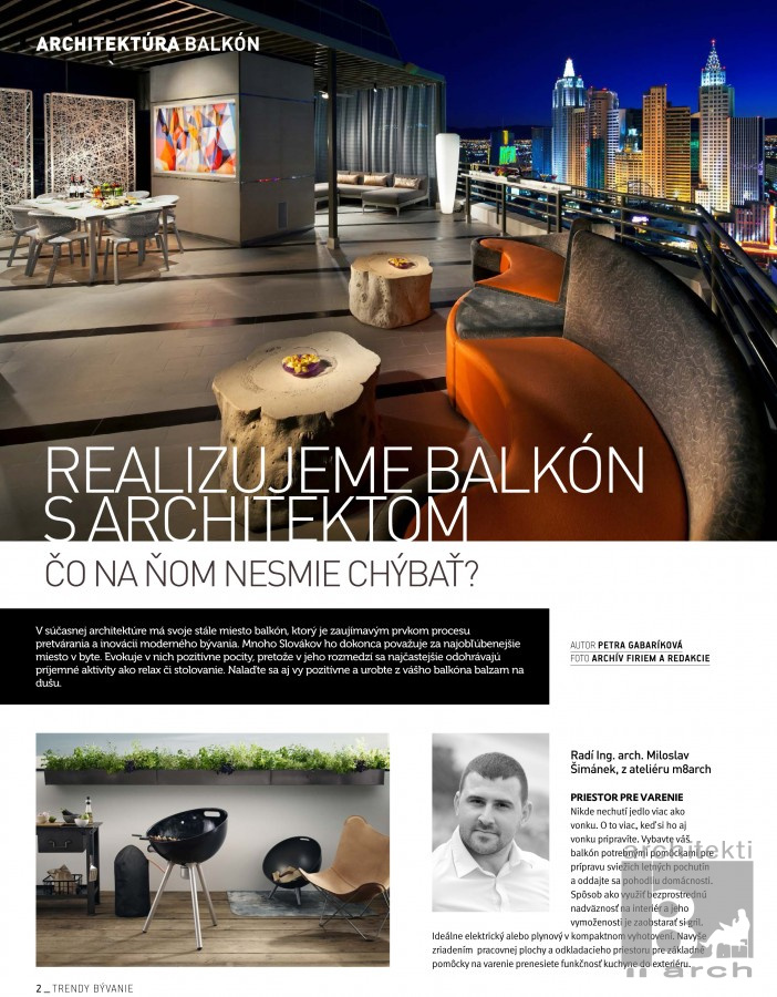 Média / Moderný balkón - foto Média / Moderný balkón - foto