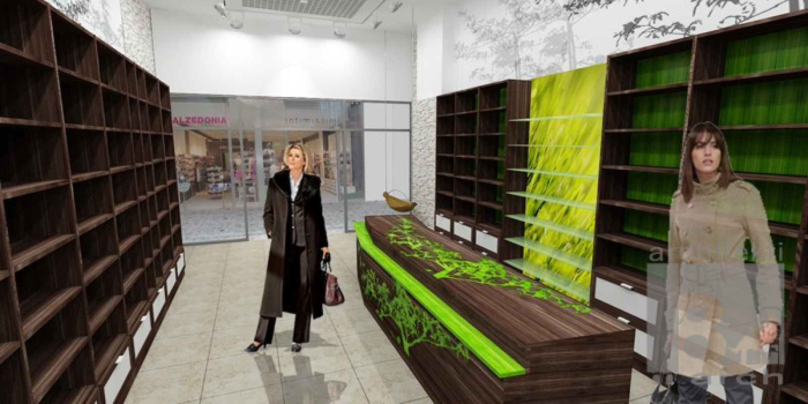 interiéry - zoznam / Návrh interiéru predajne Biopark - foto interiéry - zoznam / Návrh interiéru predajne Biopark - foto