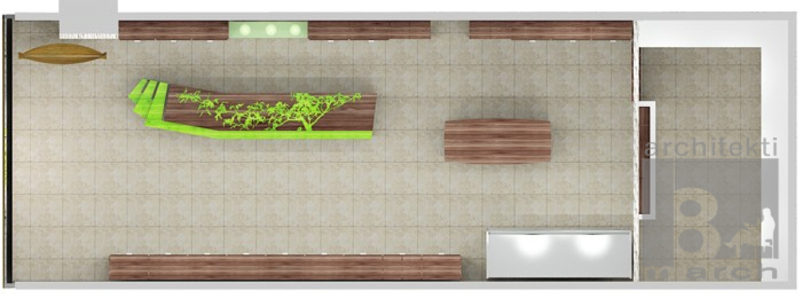 interiéry - zoznam / Návrh interiéru predajne Biopark - foto interiéry - zoznam / Návrh interiéru predajne Biopark - foto