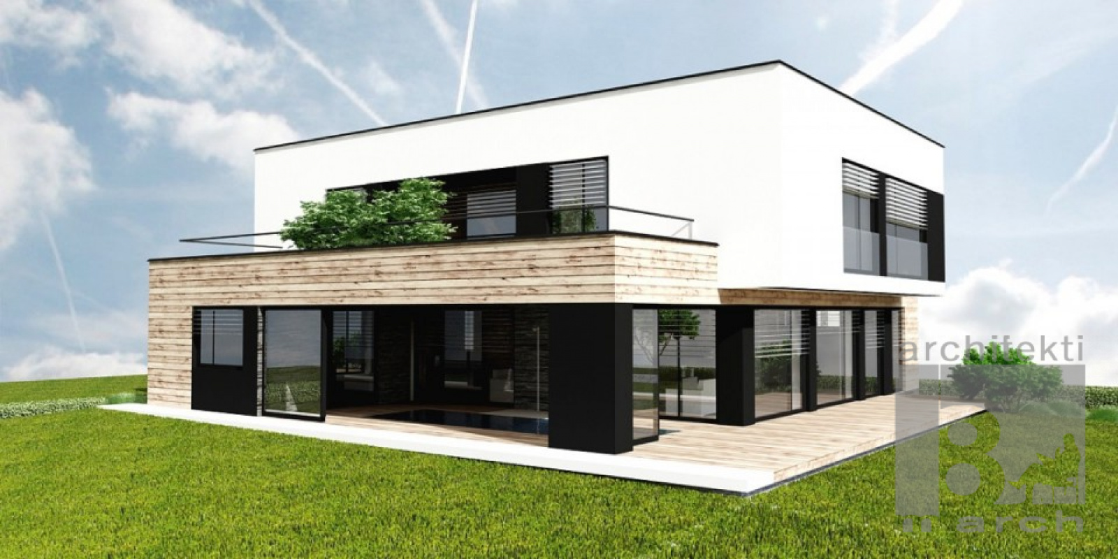 domy - zoznam / Rodinný dom kubic - foto domy - zoznam / Rodinný dom kubic - foto